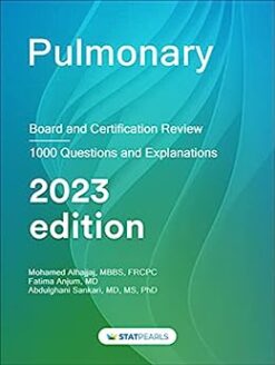 Pulmonary Board and Certification Review , 7th Edition (AZW3 + EPUB + Converted PDF)