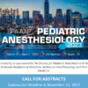SPA/AAP 2023 Pediatric Anesthesiology 2023