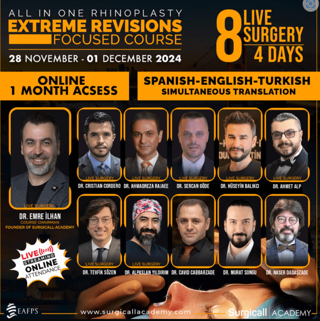 surgicallacademy Extreme Revisions Focused Course All Lectures + 8 Live Surgeries ( SPANISH LANGUAGE )