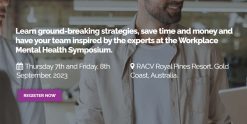 Australian & New Zealand Mental Health Association Workplace Mental Health Symposium 2023