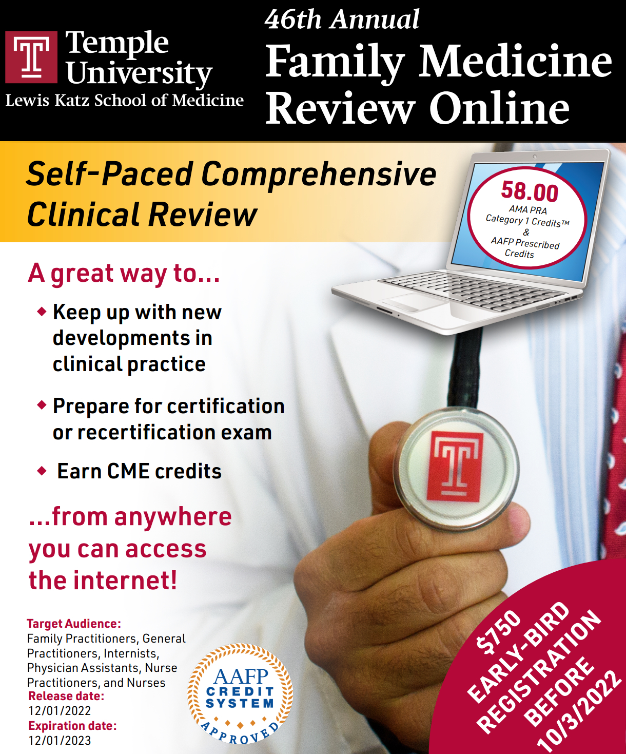 Temple University 46th Annual Family Medicine Review 2022