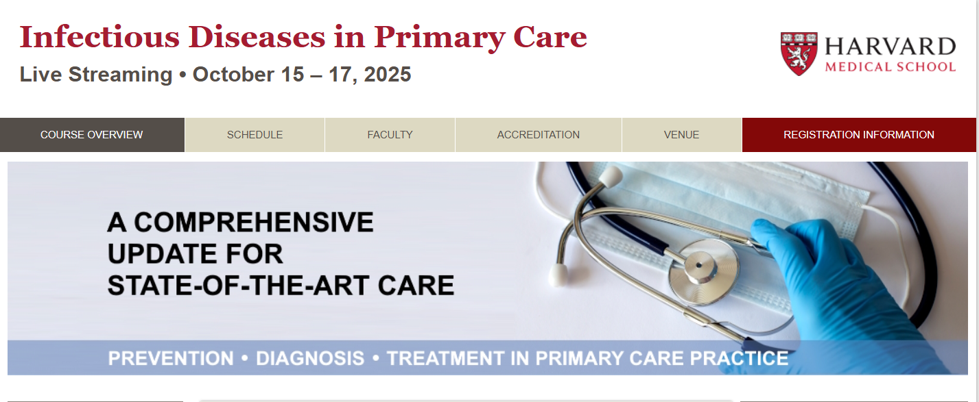 Harvard Infectious Diseases in Primary Care 2025