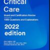 Critical Care: Board and Certification Review, 2022 Edition (AZW3 + EPUB + Converted PDF