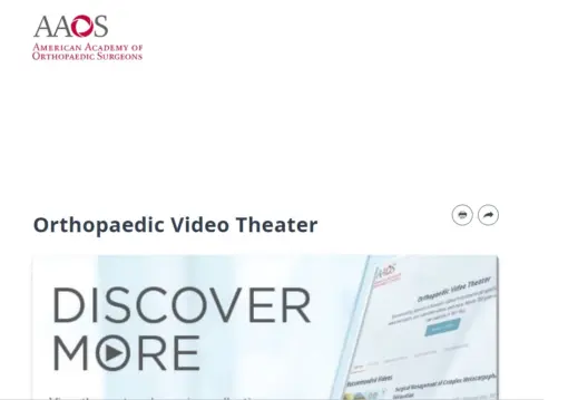 AAOS Orthopaedic Video Theater 2024