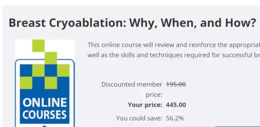 ARRS Breast Cryoablation: Why, When, and How? 2024