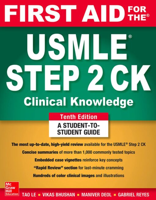 First Aid for the USMLE Step 2 CK  2023 10th