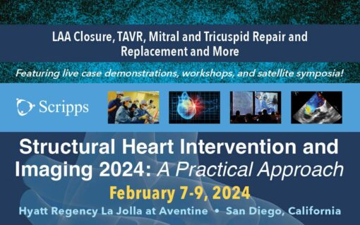Scripps 13th Annual Structural Heart Intervention and Imaging 2024
