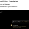 drtimpearce Dermal Fillers Foundation Course 2024
