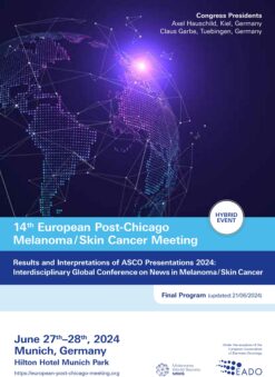 European Association of Dermato-Oncology 14th European Post-Chicago Melanoma Skin Cancer Meeting 2024