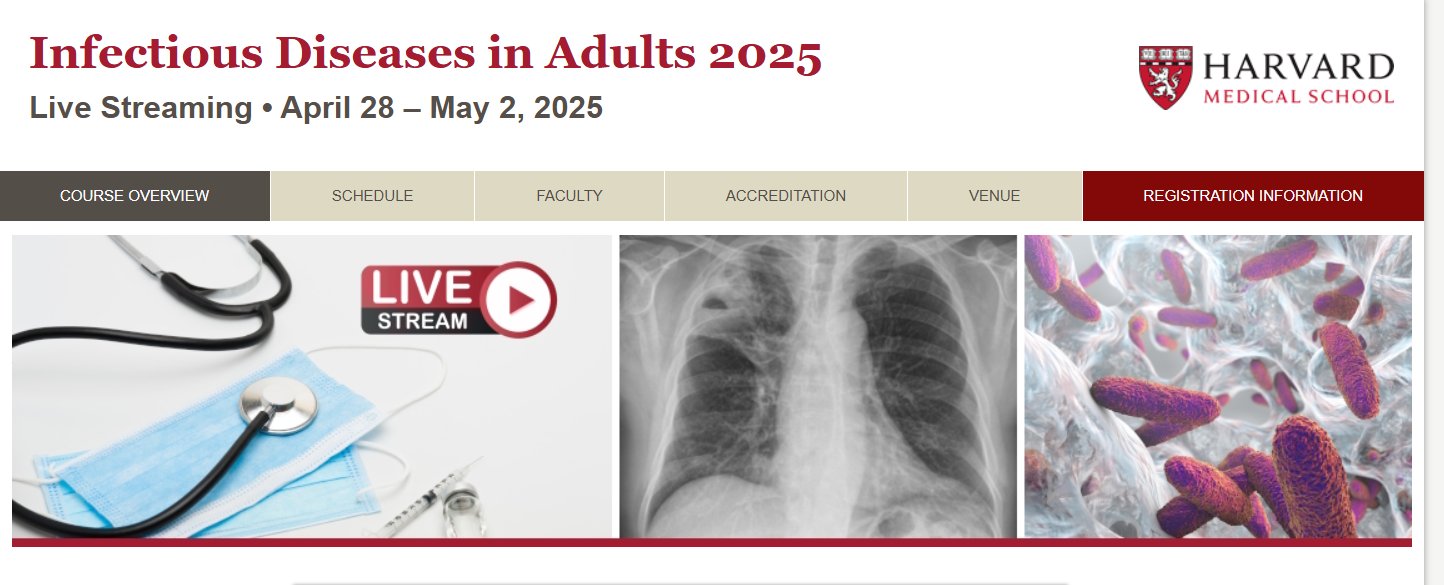 harvard Infectious Diseases in Adults 2025
