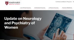 harvard Update on Neurology and Psychiatry of Women 2025