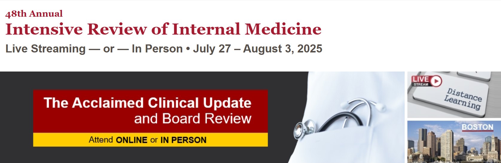 Harvard 48th Annual Intensive Review of Internal Medicine 2025