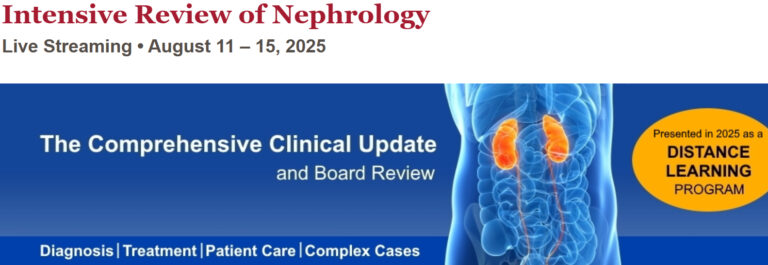Harvard Intensive Review of Nephrology 2025