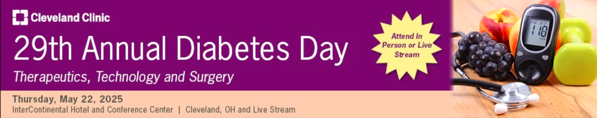 Cleveland Clinic 29th Annual Diabetes Therapeutics, Technology and Surgery (Videos)