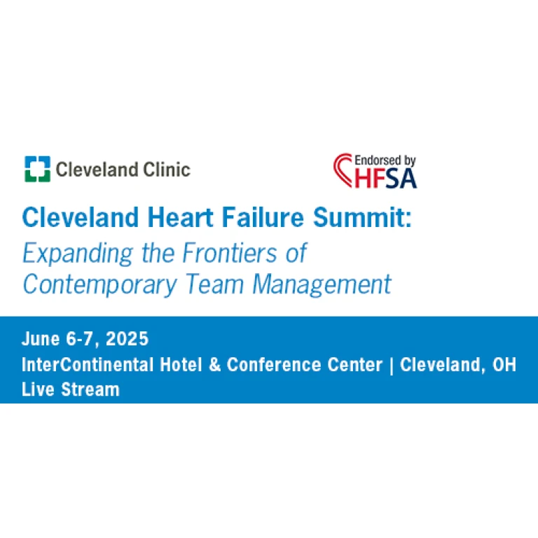 Cleveland Clinic Heart Failure Summit Expanding the Frontiers of Contemporary Team Management 2025