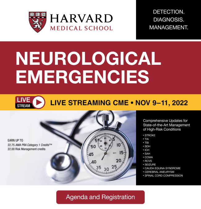 Harvard Neurological Emergencies 2022