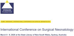 IPOKRaTES Foundation International Conference on Surgical Neonatology 2025