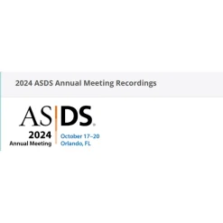 ASDS (American Society For Dermatologic Surgery) Annual Meeting Recordings 2024