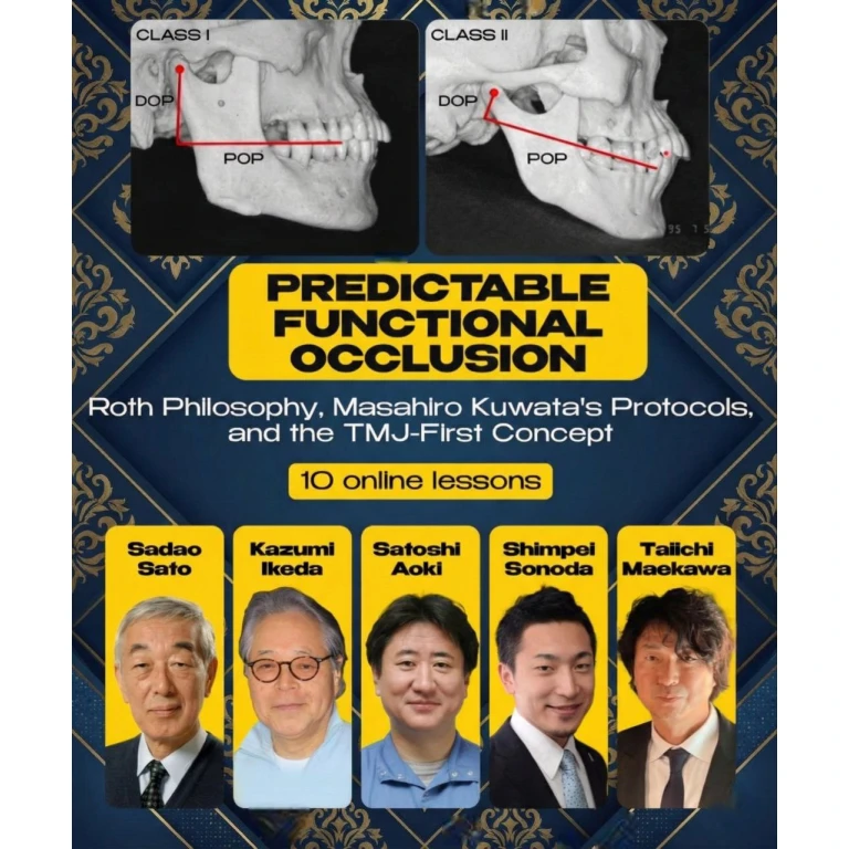Predictable Functional Occlusion- Roth Philosophy, Masahiro Kuwata’s Protocols, and the TMJ-First Concept
